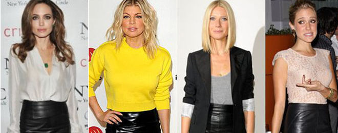 Belleza: Falda de cuero